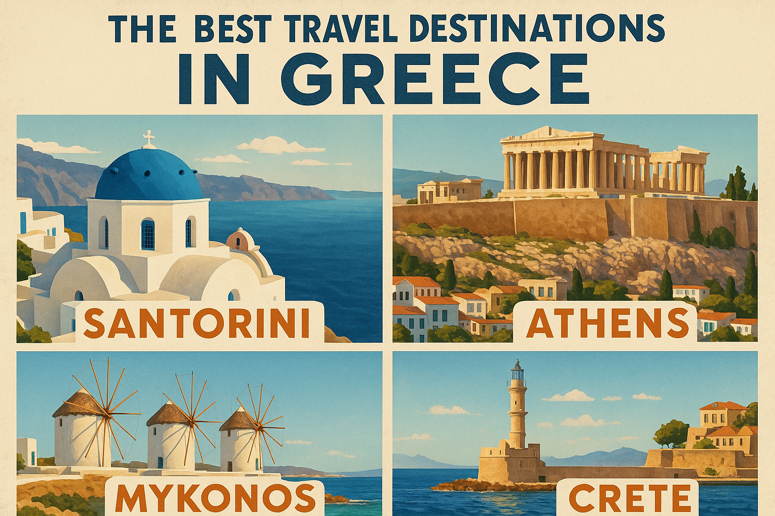 The Best Travel Destinations in Greece